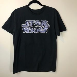 Star Wars Light Speed Graphic T Shirt  Unisex  M